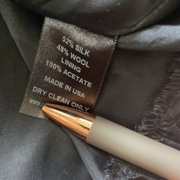 Coreylynncalter, Size 2, Pleated Wool & Silk Blend Skirt with Pockets - Picture 7 of 9